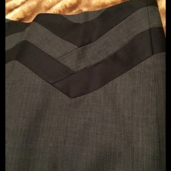 BCBGMaxAzria CHEVRON TABATHA WIDE LEG Sz 12 - Picture 5 of 5